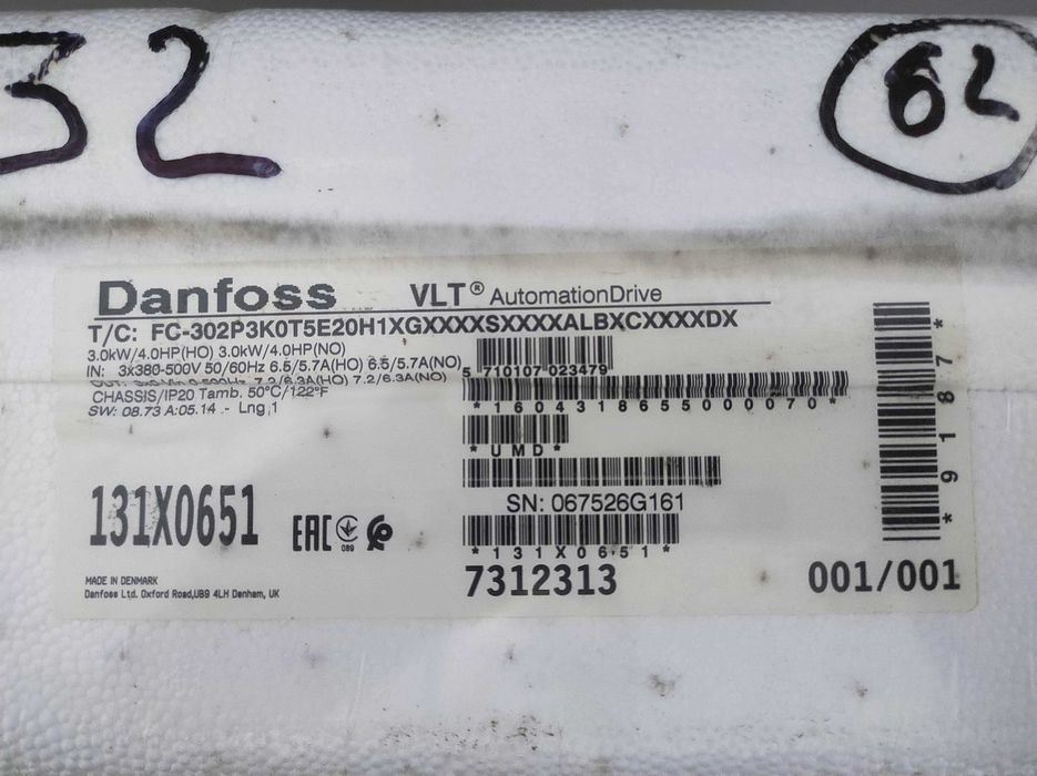 Перетворювачі частоти, частотники Danfoss FC-302 3;15;18.5;22;30;45 кВ
