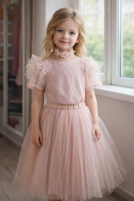 Сукня святкова, спідничка (комплект), костюм Квітки