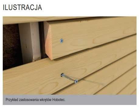 Wkręty do Elewacji Czarne Stal Nierdzewna Hobotec -Eurotec