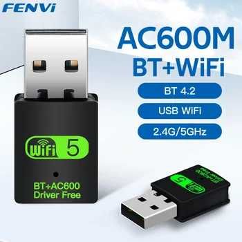 Karta sieciowa WiFi dual band 2,4/5.0 GHz + Bluetooth
