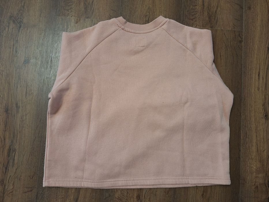 Ciepła, ocieplana bluza pudrowy róż