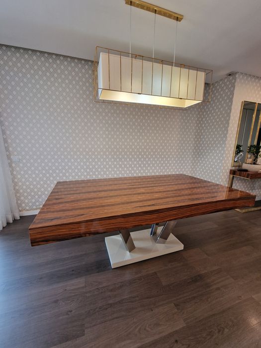 Mesa de madeira 2m extensivel 3m