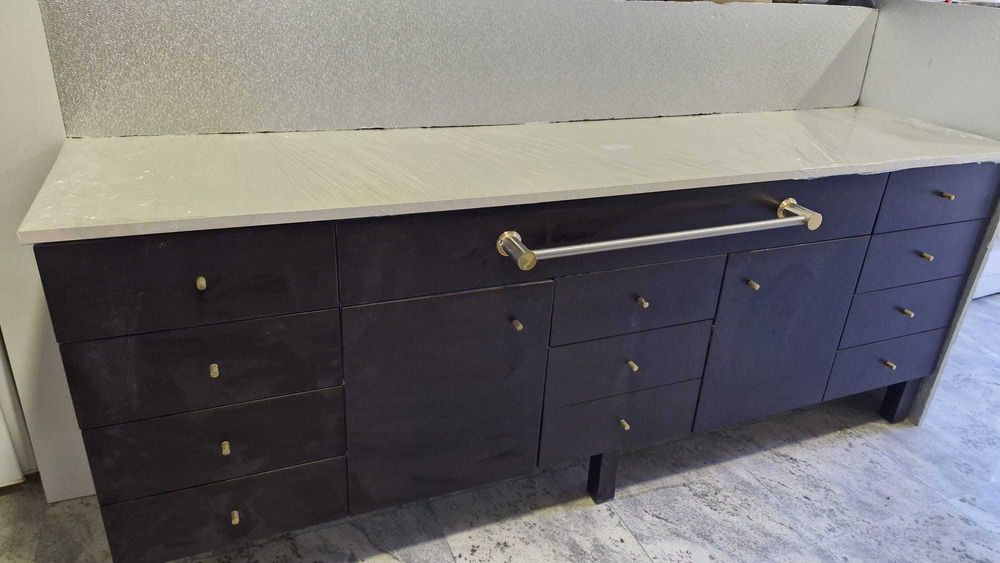 Móvel duplo WC em wengué