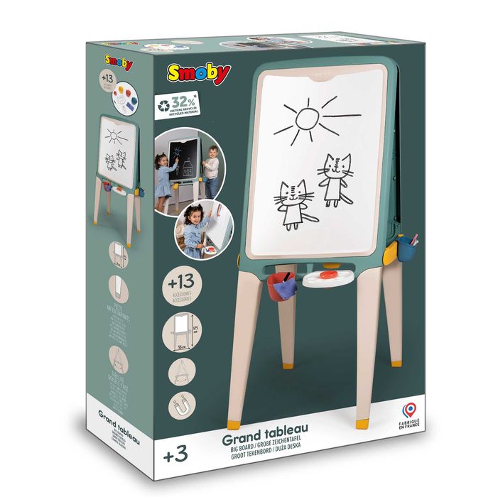 Двосторонній мольберт "Літери та цифри"  (7600410106)