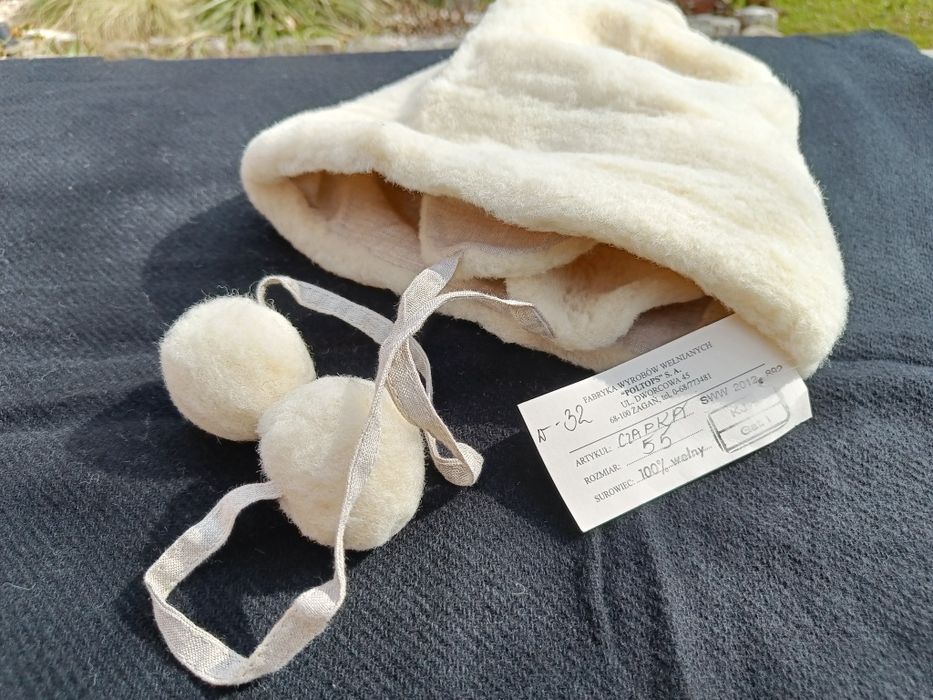 Czapka z czesanki wełnianej Poltops 55