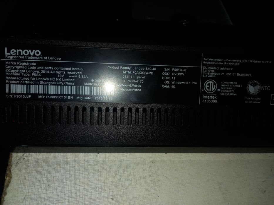 Lenovo S40-40 z noga 4 gb ram sprawne