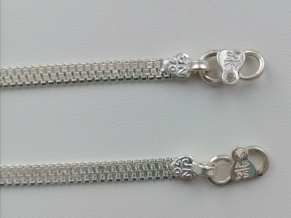 Два срібні браслети на ногу(Індія)