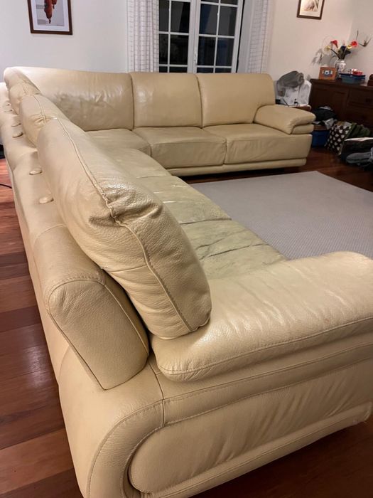 Sofa de pele VENDA URGENTE