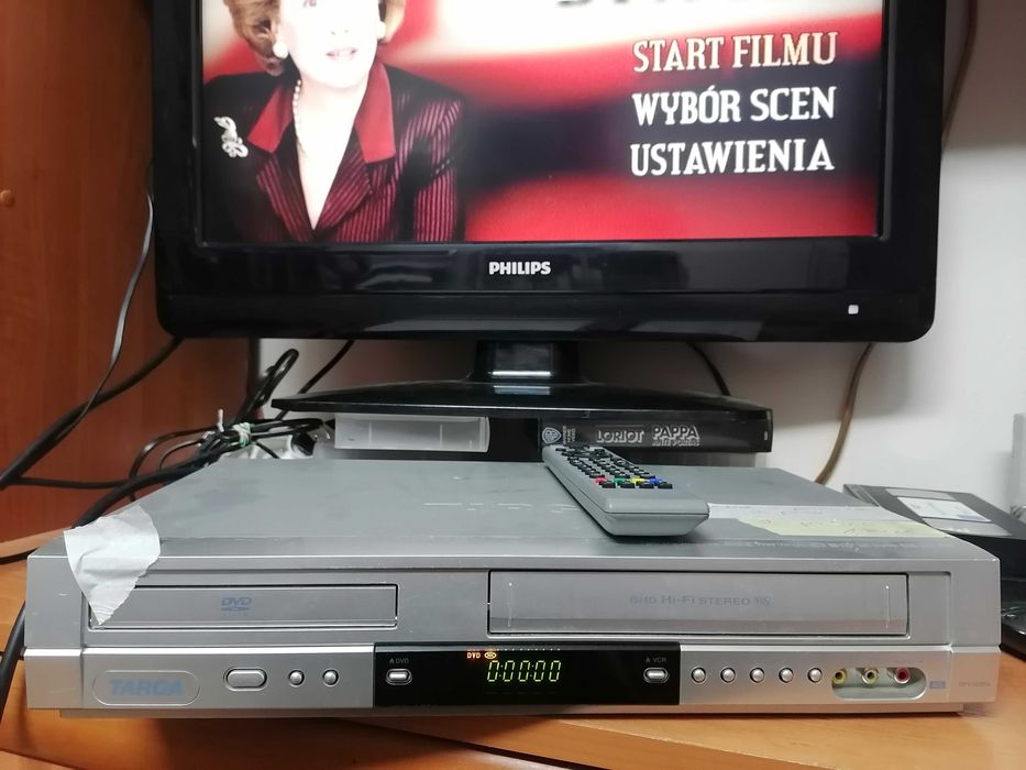 Magnetowid VHS Targa DPV5200X ( LG) Pilot HIFI Stereo COMBO