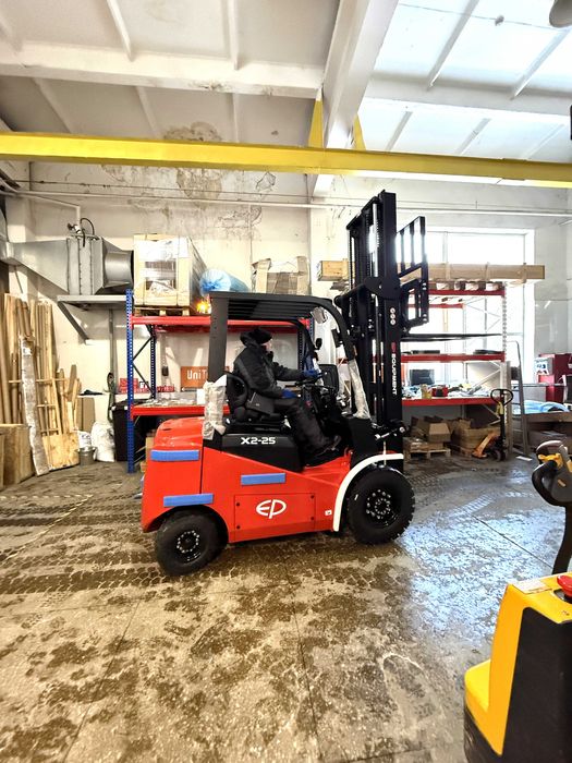 Новий Li-Ion вилковий навантажувач 2.5т/3.6м, кліренс 15см, 80V/280Ah