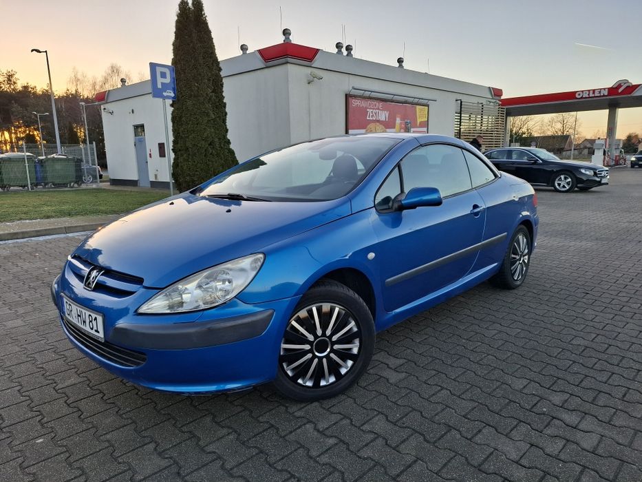 Peugeot 307CC Cabrio 2,0b 136KM Klimatr Elektryka 161 tyś km z Niemiec