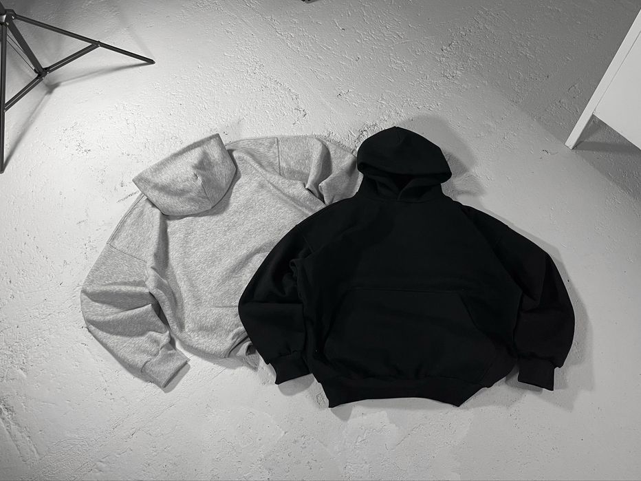 Оверсайз худі Baggy Oversized Hoodie M L XL худи худак серый черный