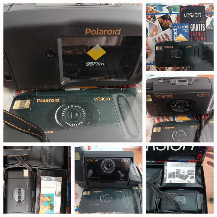 Máquina Fotográfica Vintage Polaroid Vision 95 Instant Film