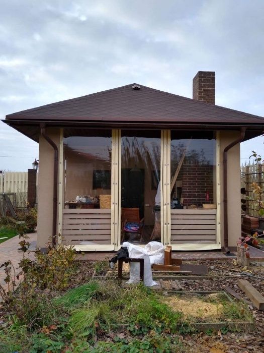 М'які вікна Житомир. Для веранди, тераси, альтанки. Гнучкі вікна