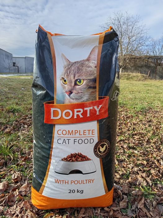 Сухий корм для котів 20кг Dorty
