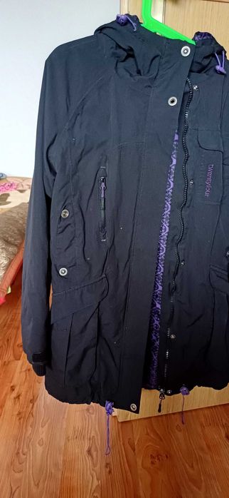 Kurtka damska zimowa roz.38-40 czarna,sportowa oddychającą,
