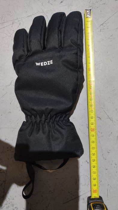 Czarne rękawiczki narciarskie Wedze