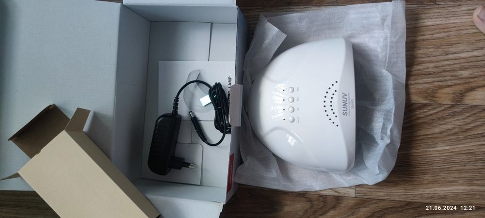 Лампа SUNUV LED+UV SUN 48W WHITE для полімеризації