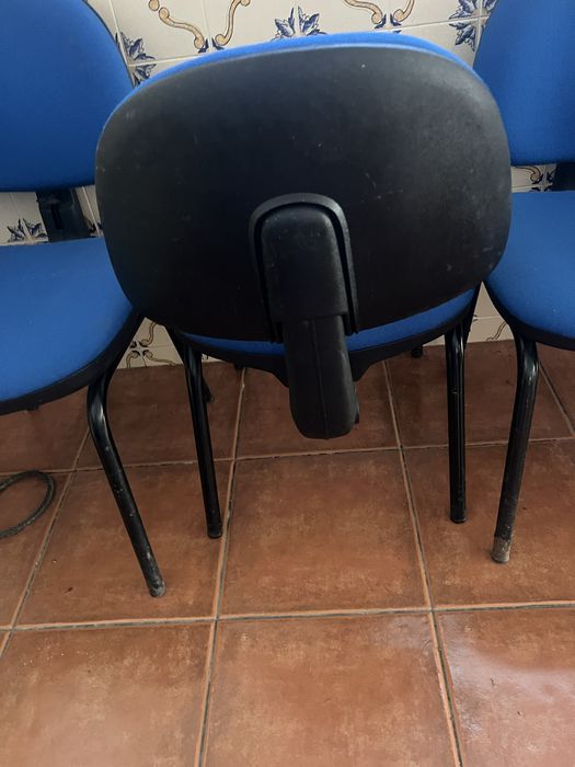 Conjunto de 6 cadeiras de escritorio