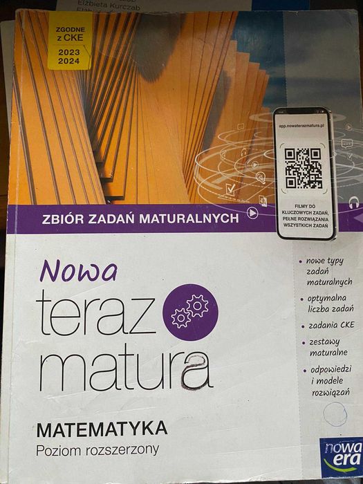 Nowa Teraz Matura Matematyka - Poziom rozszerzony.