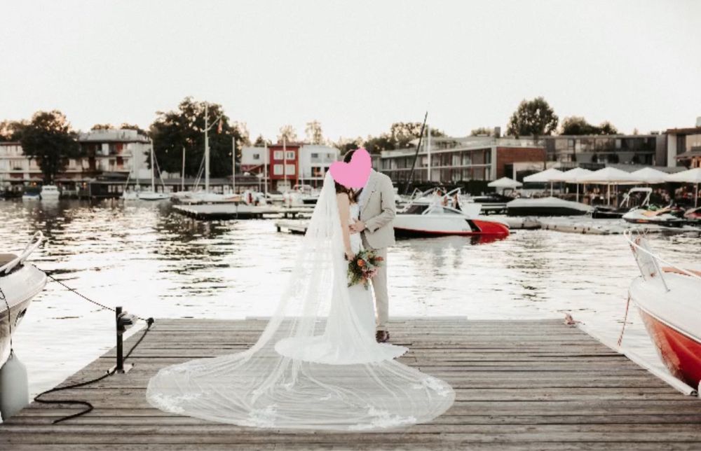 Suknia ślubna PRONOVIAS + jedwabny welon