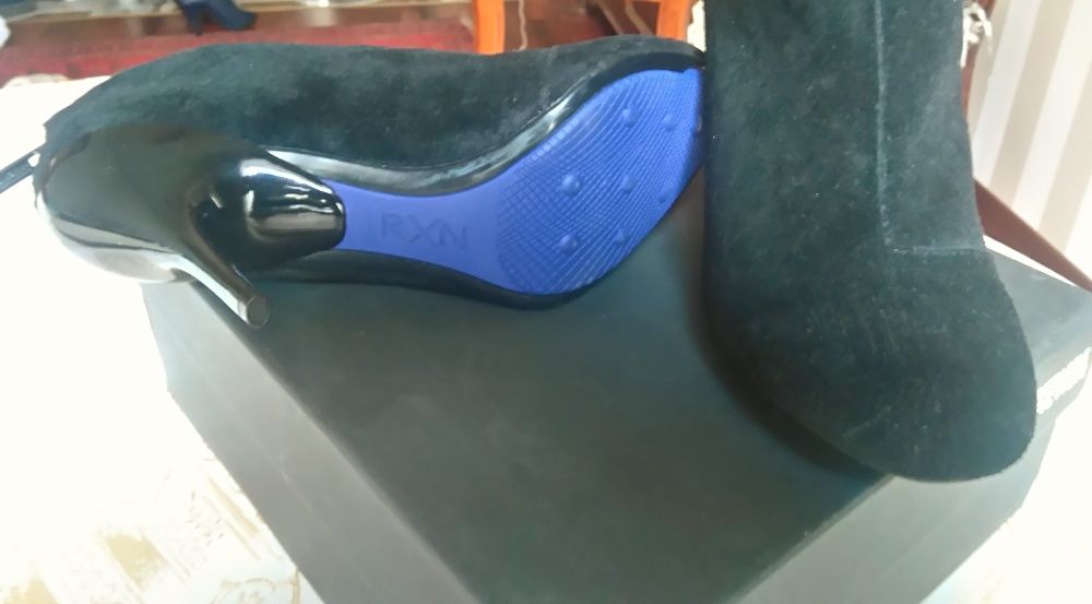 Сапоги- ботильоны, 39, 5 р. Kenneth Cole, США, нат. кожа