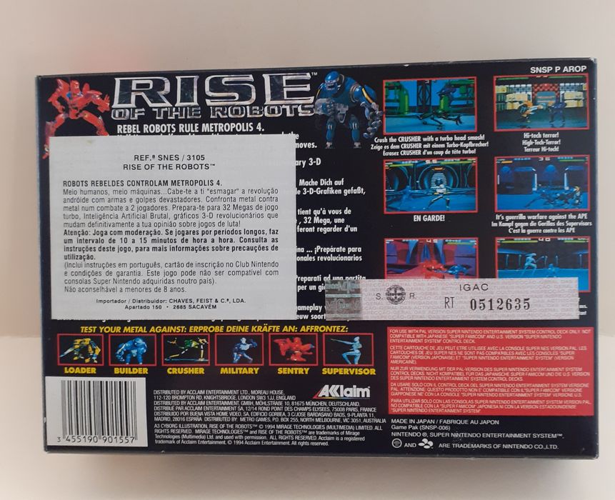 Rise of the robots super nintendo