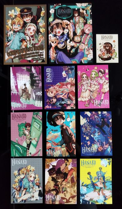 Hanako - Pocztówki, Karty A5, Naklejka