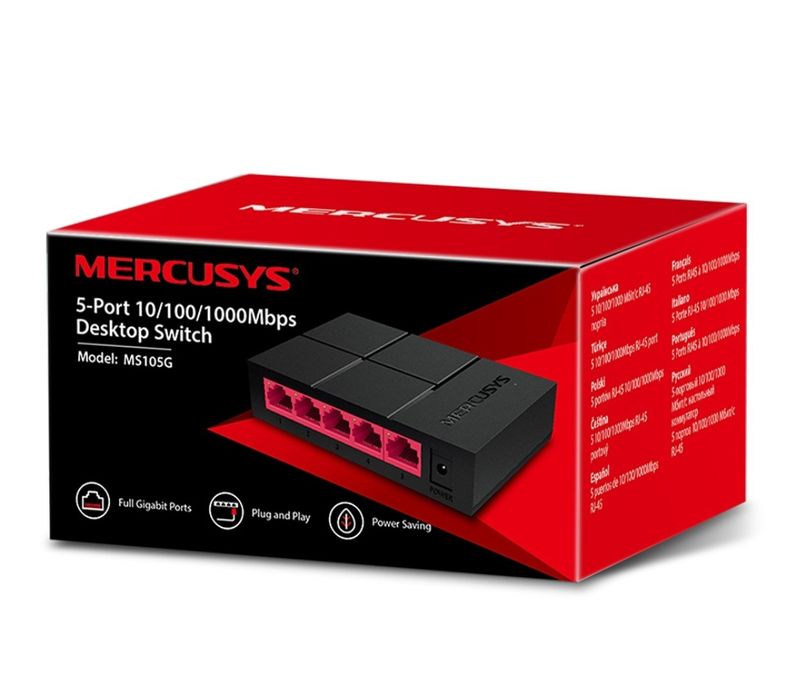 Mercusys MS105G 5-Port Switch64585932930434120