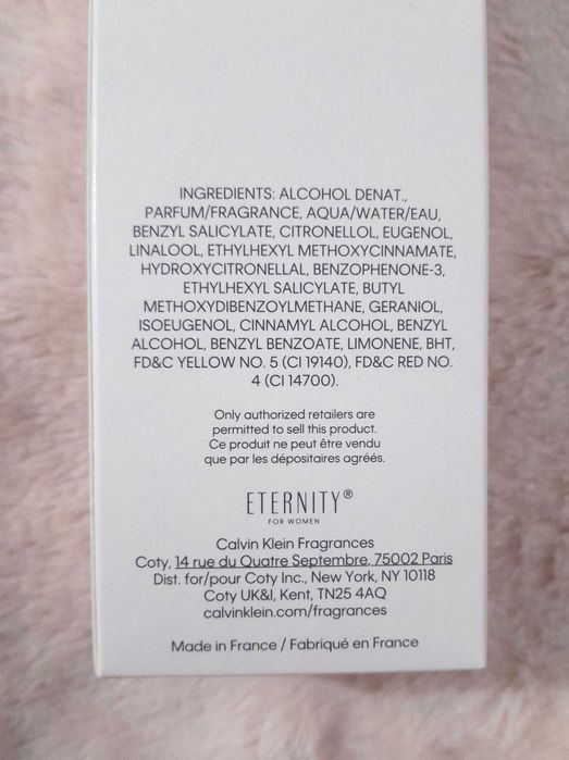 Perfume Eternity for Women de Calvin Klein (Senhora) EDP - 100ml