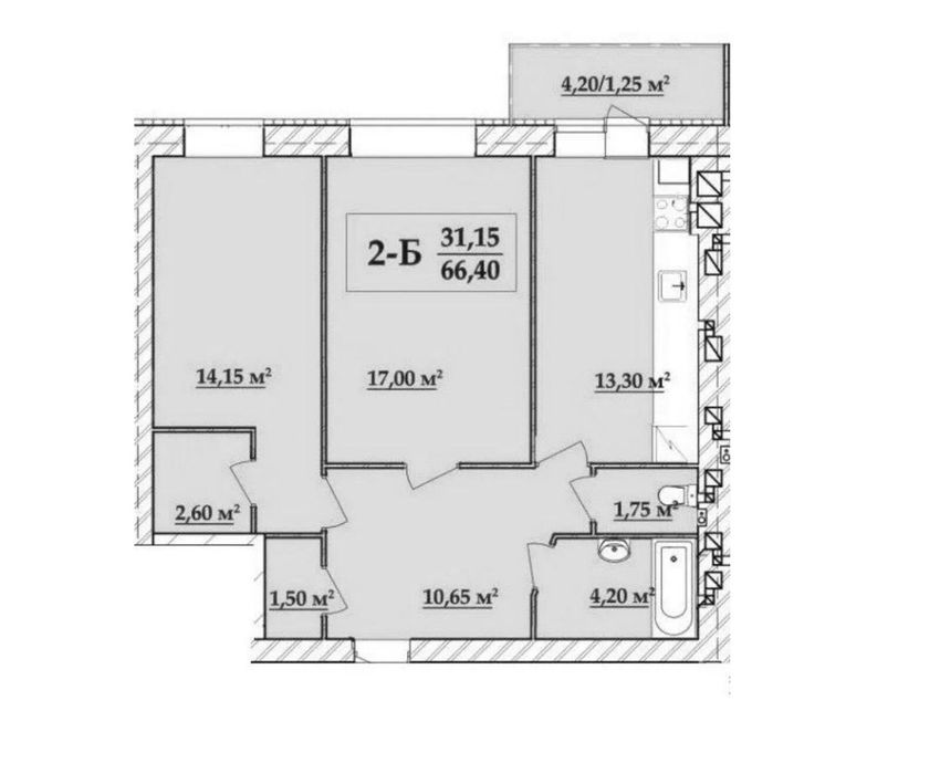 Велика 2к не кутова поруч Центр, є переуступка! 32184