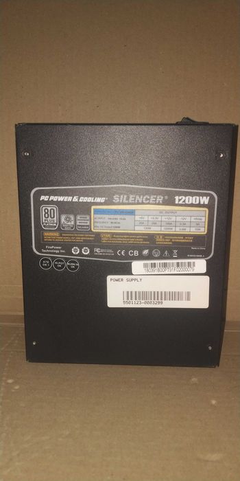 ‼️Модульный блок питания - 1200W - POWER & COOLING, 80 PLUS PLATINUM‼️