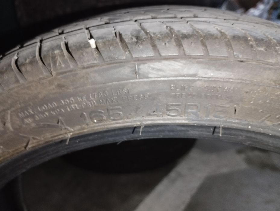 Pneus usados Nankang e Michelin