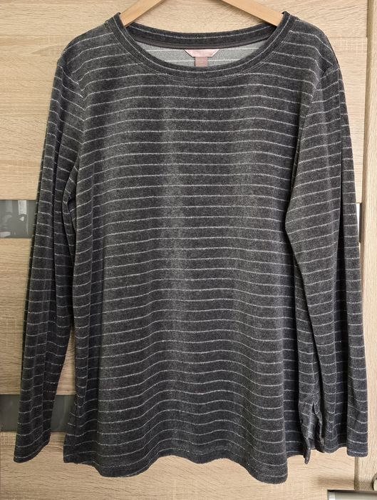 Bluzka welur szara 48 / 50 grubsza