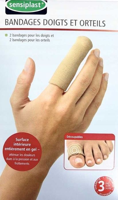 Sensiplast opaska 2x palce rąk, 2x palce stóp - rozmiar uniwersalny