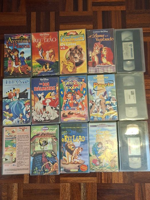 Conjunto VHS + Dvd + PC