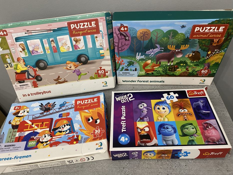 Puzzle dodo автобус, пожарник Пазли додо