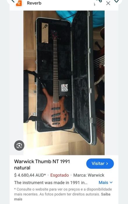 Baixo warwirck nt 5 1992