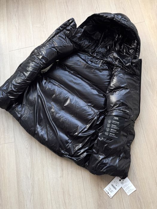 Жилет-Пуховик Zara Down Vest Оригінал Куртка Жилетка Мужской Черный