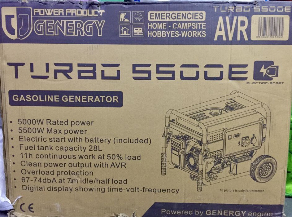 Генератор Genergy 5500E  новий, запакований