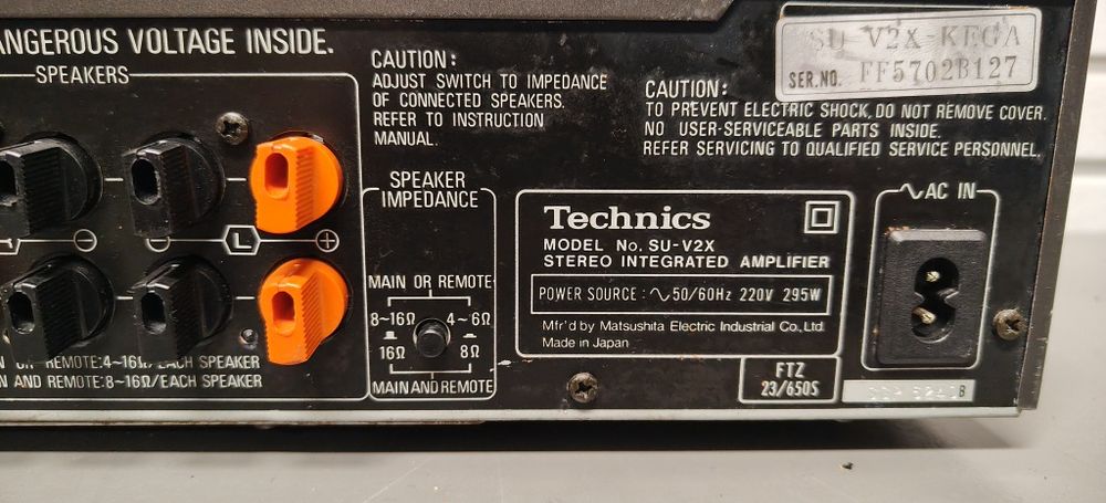 Wzmacniacz TECHNICS SU-V2X Class A