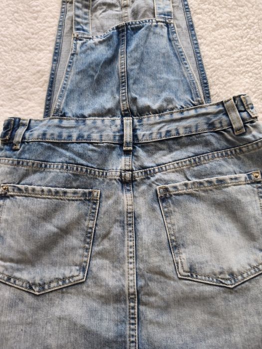 Ogrodniczka jeansowa Cropp S