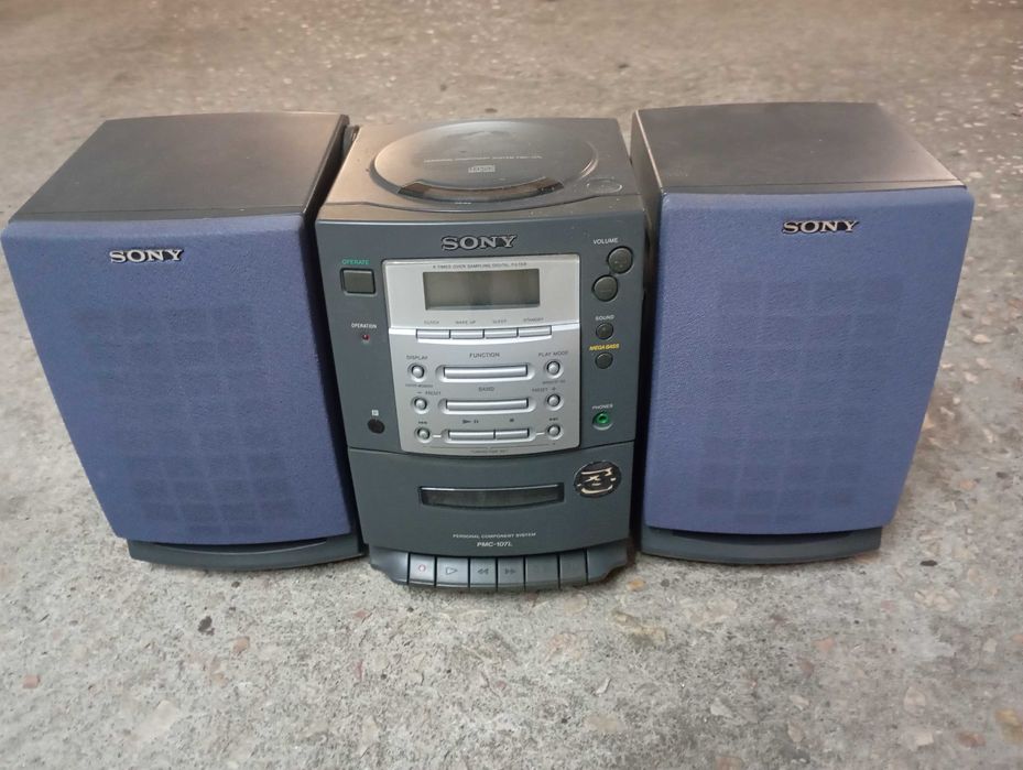 Aparelhagem de som sony