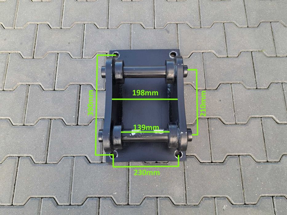 Płyta adaptacyjna mocowanie szybkozłącze młota łyżki 40mm koparki CAT