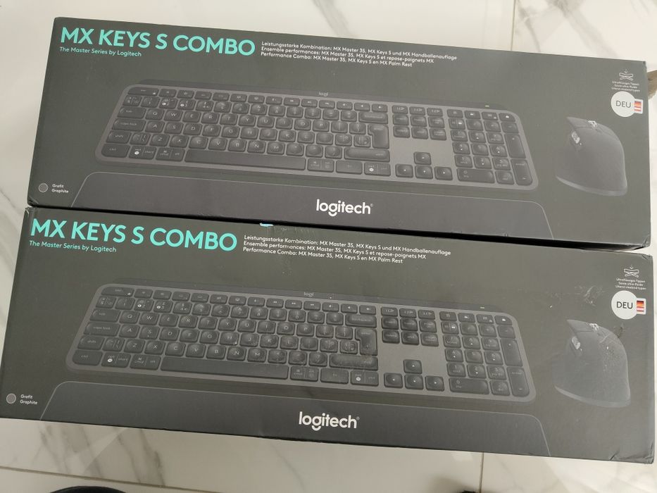 Комплект LOGITECH MX Keys S Combo Wireless Graphite