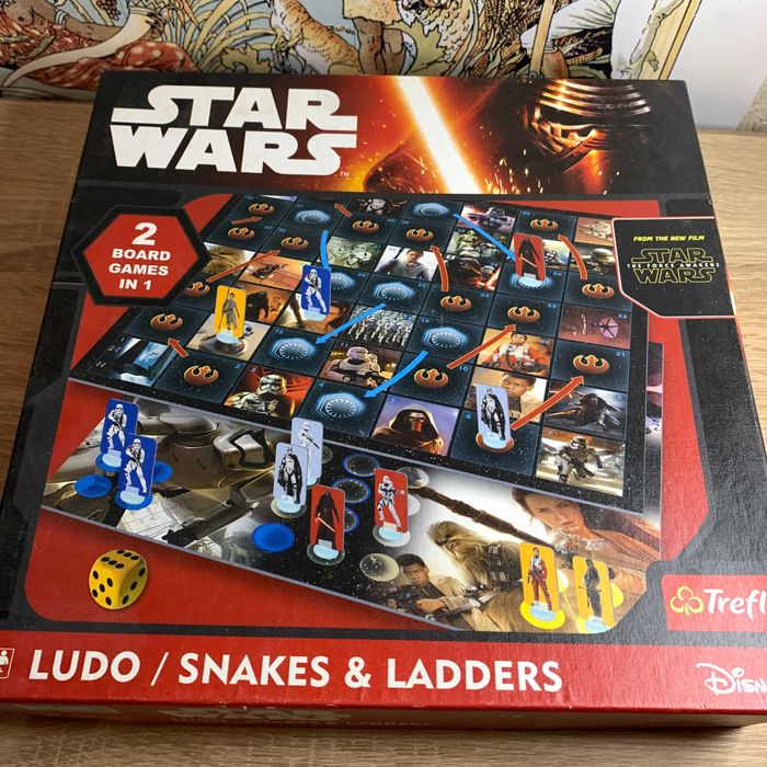 Настольная игра Star Wars Disney Ludo Snakes Ladders 2in1 от Trefl