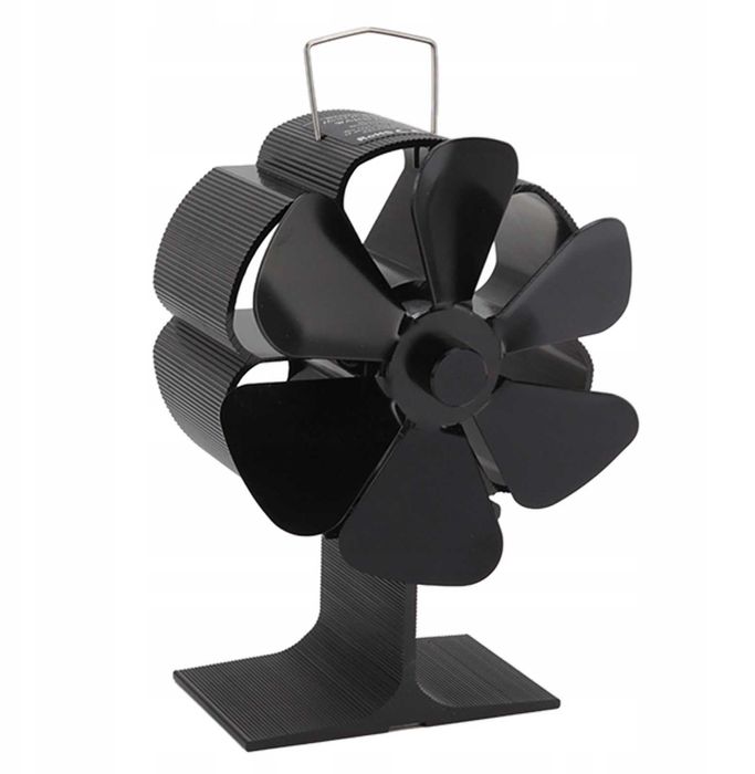Wentylator Kominkowy Wiatraczek 5 Łopatek Rozprowadzanie Ciepła Nowy