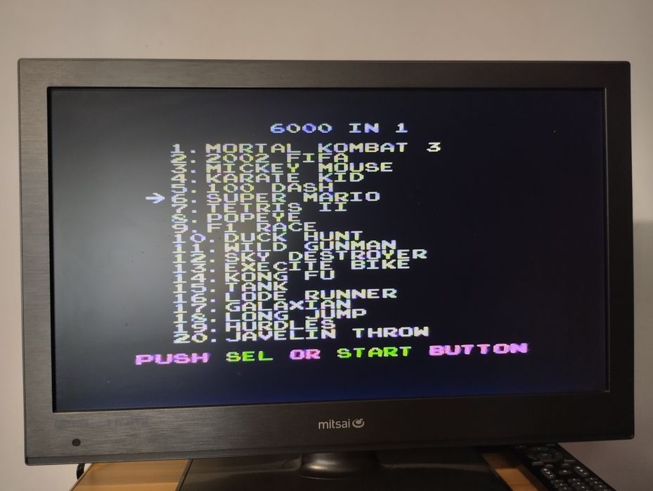 Consola antiga TV games