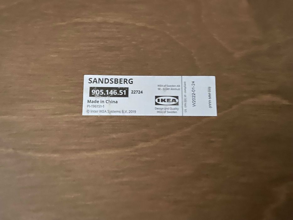 Banco alto, preto/velatura castanha