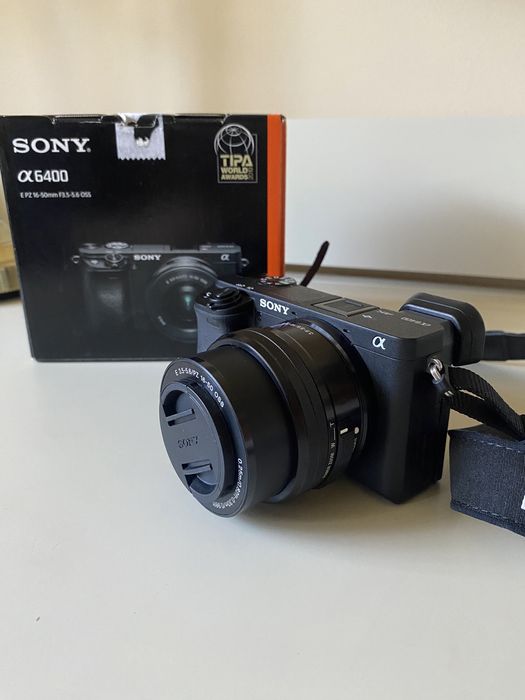 Zestaw Sony A6400 + 2 obiektywy, statyw, dodatki– jak nowy